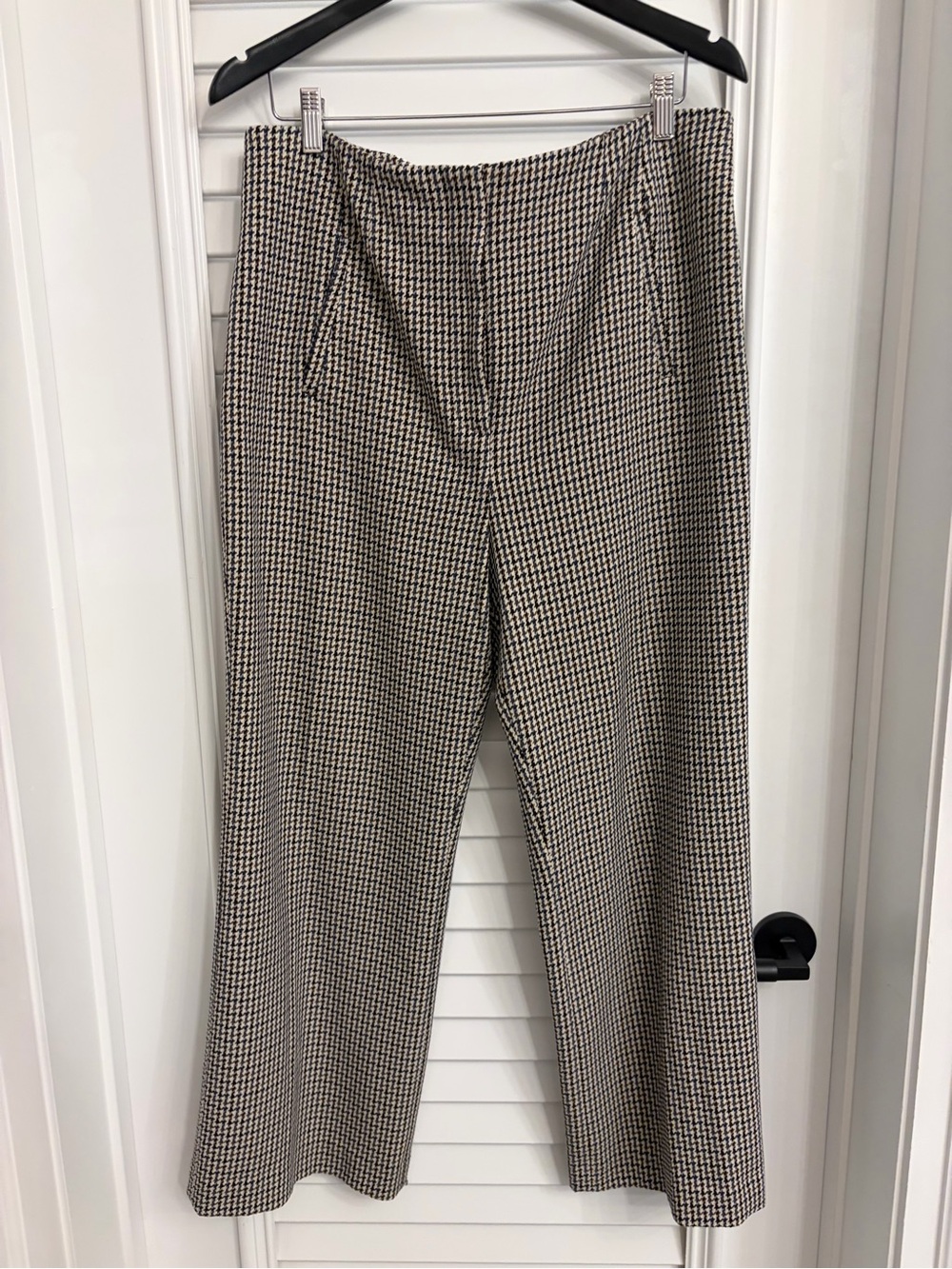 🖤🤎Veronica Beard Houndstooth Wide-Leg Pants🤎🖤